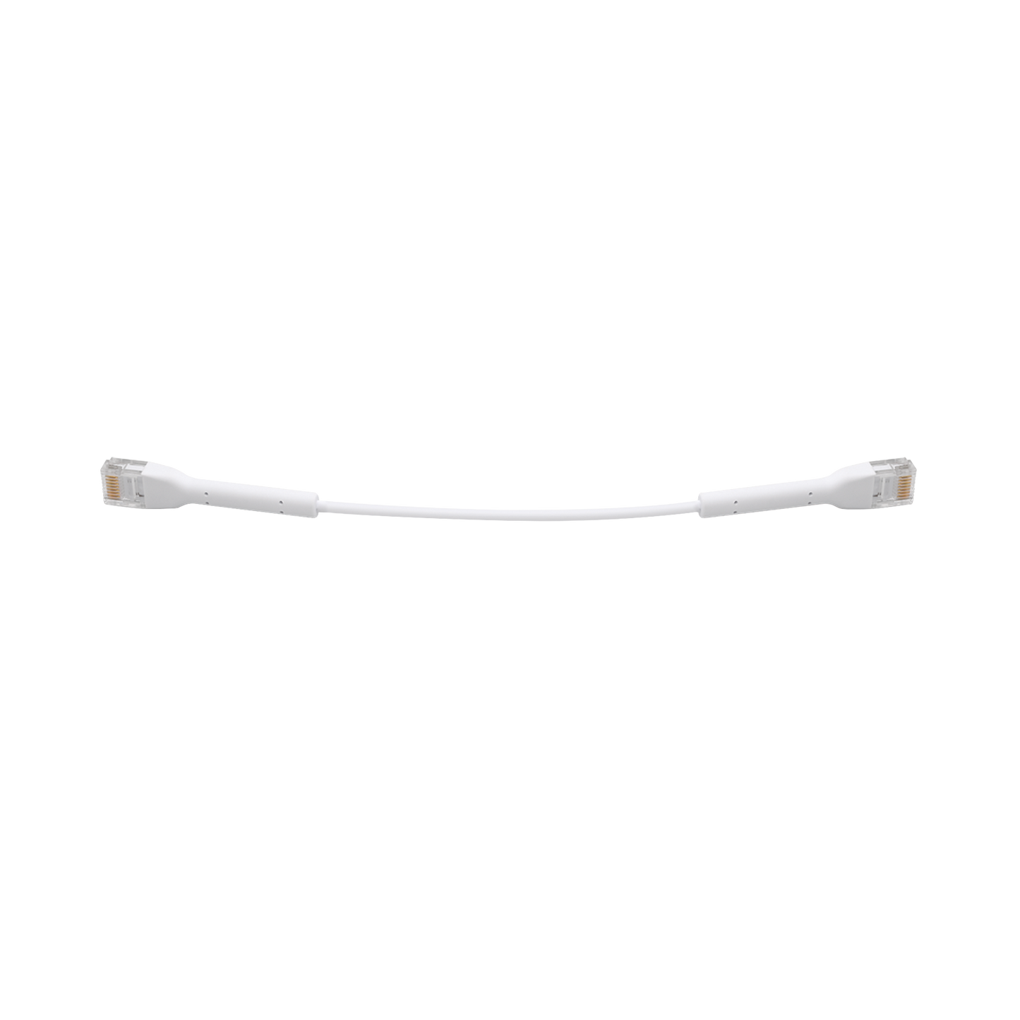 UniFi Ethernet Patch Cable Cat6 de 22 cm (8.66 pulgadas), Color Blanco