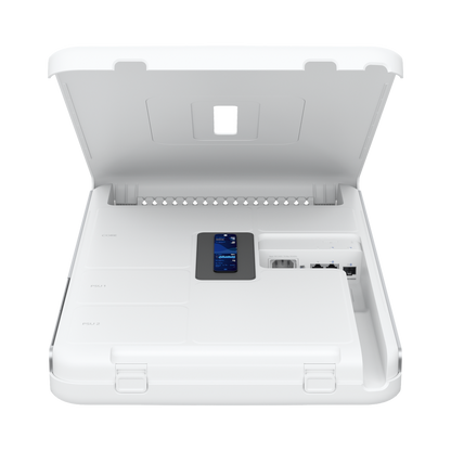 Dream Wall Cloud Gateway 10G Diseñado para Montaje en Pared con WiFi 6 Integrado, Switch PoE de Alta Potencia y Compatibilidad Total con Aplicaciones UniFi