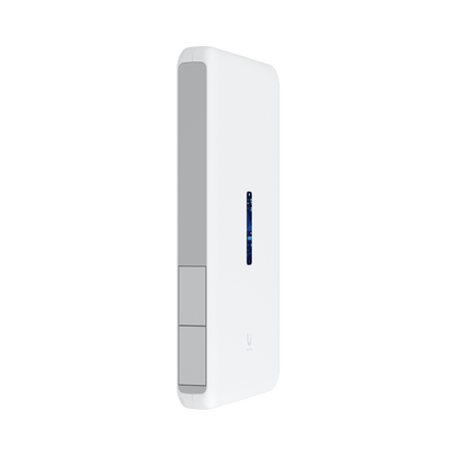 Dream Wall Cloud Gateway 10G Diseñado para Montaje en Pared con WiFi 6 Integrado, Switch PoE de Alta Potencia y Compatibilidad Total con Aplicaciones UniFi