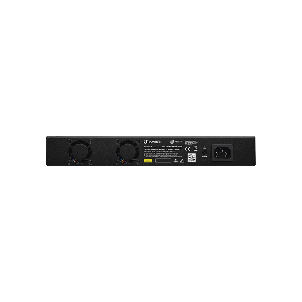 UFiber GPON OLT, Terminal de línea óptica hasta 512 ONUs concurrentes, con 4 puertos SFP GPON + 1 puertos SFP+ 10 G