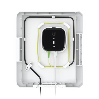 Ubiquiti Fiber Outdoor Terminal Box para Exterior Resistente a la Intemperie para Protección de Dispositivos Fiber, Apta para Montaje en Poste