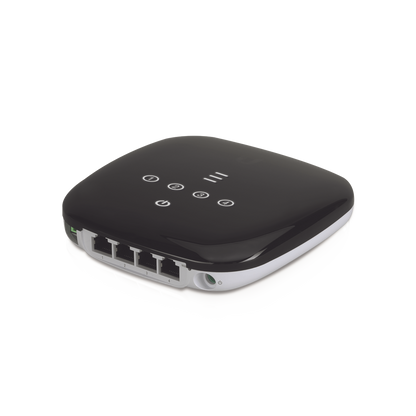 UFiber WiFi 802.11n GPON ONU, Unidad de red óptica con 1 puerto WAN GPON (SC/APC) + 4 puertos LAN Gigabit Ethernet
