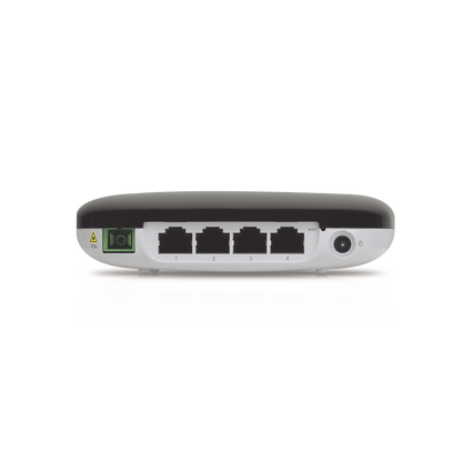 UFiber WiFi 802.11n GPON ONU, Unidad de red óptica con 1 puerto WAN GPON (SC/APC) + 4 puertos LAN Gigabit Ethernet