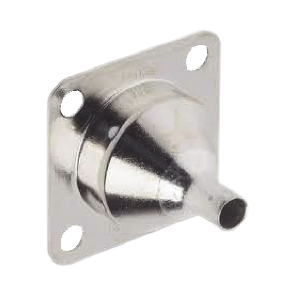 Campana para Montaje de Cable en Conectores de Chasis de 25.4 mm, con 4 Perforaciones a 18.25 mm.