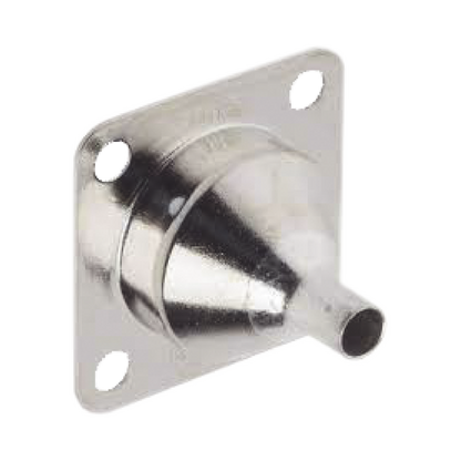 Campana para Montaje de Cable en Conectores de Chasis de 25.4 mm, con 4 Perforaciones a 18.25 mm.