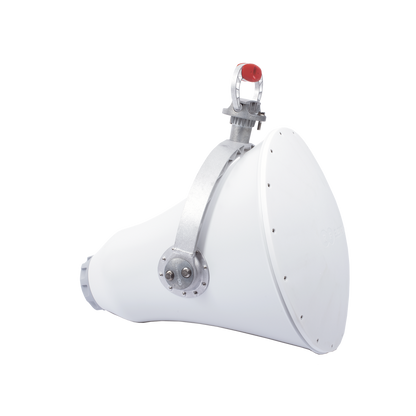 Antena direccional UltraHorn™ 5180-6775 GHz MHz, 24 dBi, ultra rechazo al ruido, conexión a radio sin pérdida y transmisión altamente direccional sin lóbulos laterales