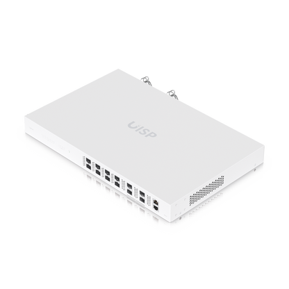 Ubiquiti UISP Fiber OLT XGS — Terminal de línea óptica (OLT) de 8 puertos, 10 Gbps de subida y bajada, capacidad para 2,000+ suscriptores