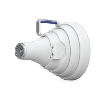 Antena Sectorial 30° tipo Horn para Multipunto, 19.5 dBi. Rango extendido 5.15 - 6.875 GHz. Alto aislamiento al ruido. Compatible solo con AF5XHD, RP5ACGEN2 y LTURocket