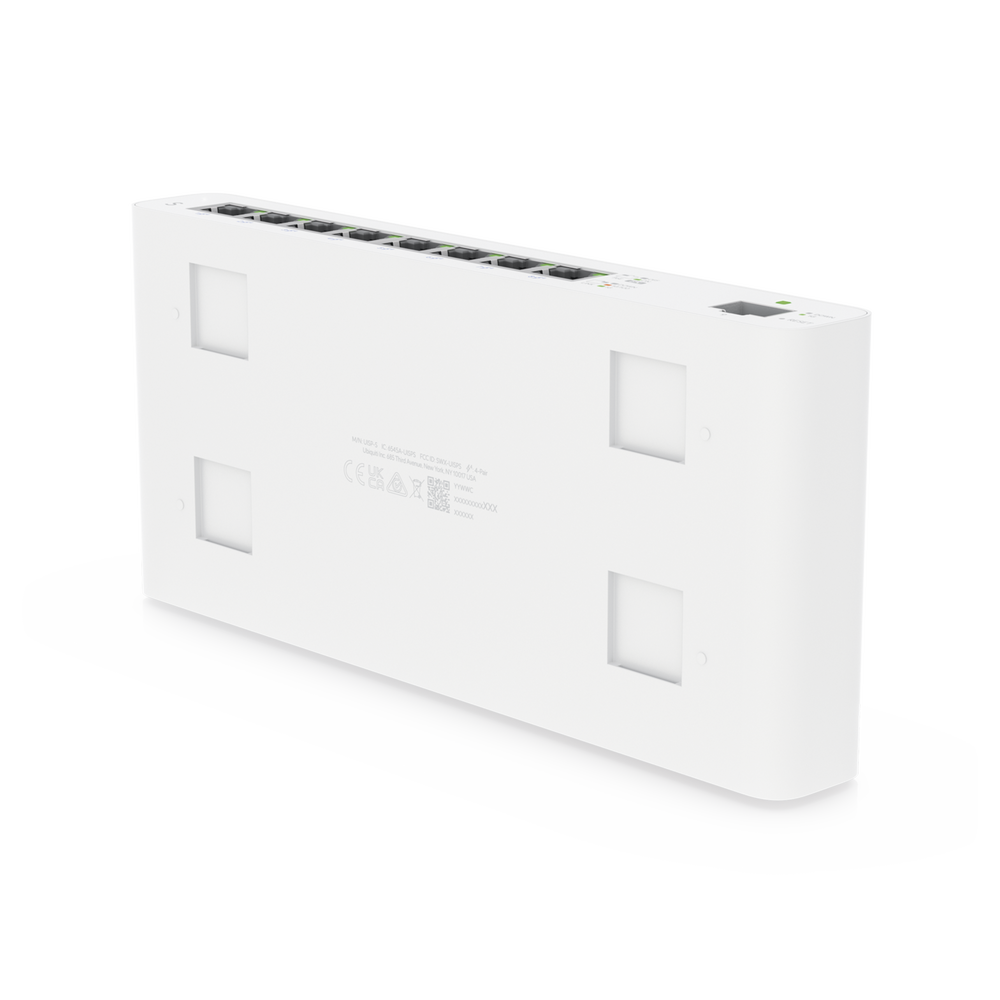 UISP Switch Gigabit PoE Pasivo de Capa 2 con 8 Puertos para Implementaciones MicroPoP