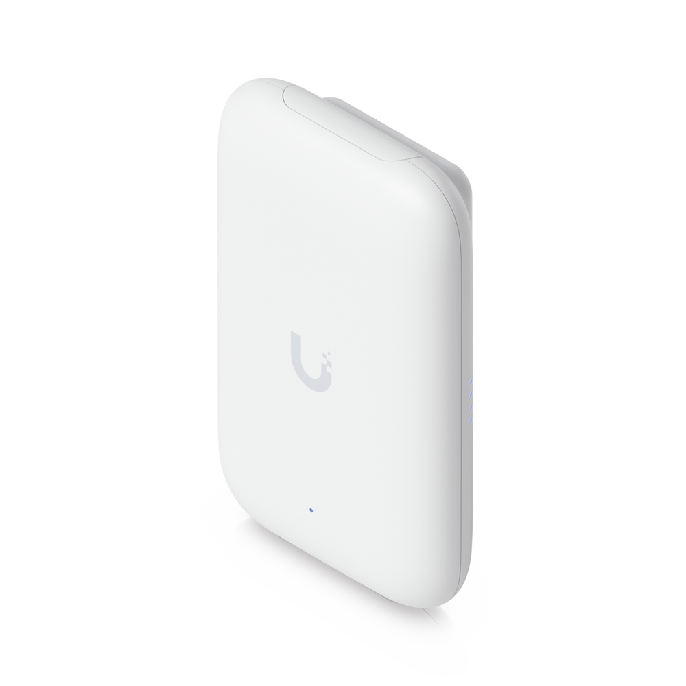 Access Point UniFi UK Ultra Navaja Suiza WiFi 5, MU-MIMO 2x2, instalación flexible, antena omnidireccional integrada, (2) conectores RP-SMA para antenas externas, para interior o exterior (IPX6)