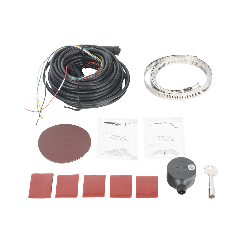 Sensor de Combustible Ultrasónico para equipo VL802, SIN PERFORAR TANQUE (se coloca abajo del tanque)