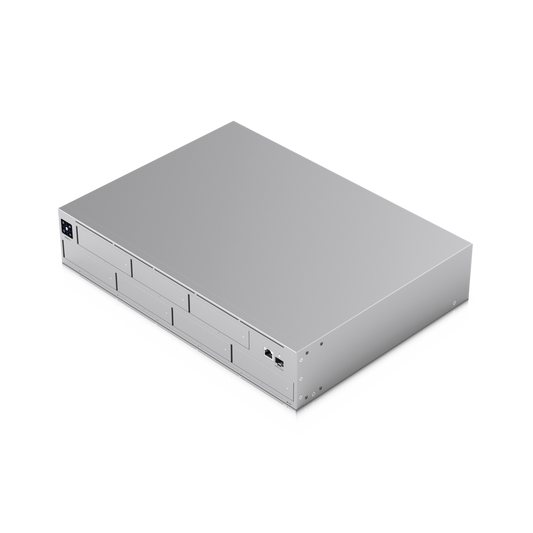 Servidor UniFi UNAS PRO de 2 UR con (7) bahias para HDD/SSD de 2.5/3.5", para almacenamiento de archivos a gran escala / (1) puerto 10G RJ45 / (1) puerto SFP+ 10G