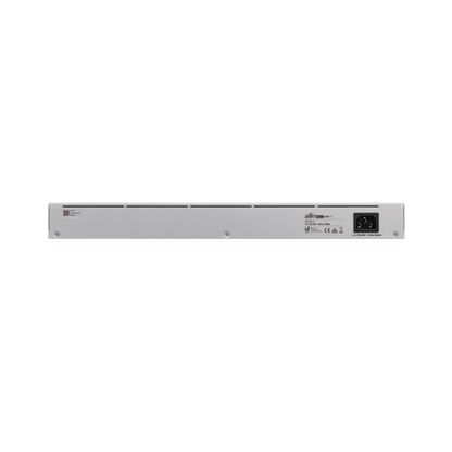 UniFi Switch USW-24, Capa 2 de 24 puertos 10/100/1000 Mbps + 2 puertos 1G SFP, pantalla informativa