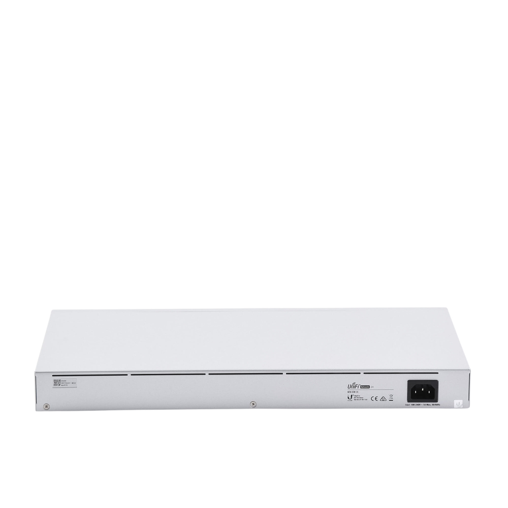 UniFi Switch USW-24, Capa 2 de 24 puertos 10/100/1000 Mbps + 2 puertos 1G SFP, pantalla informativa