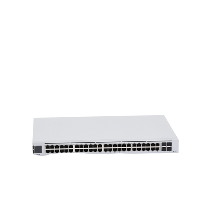 UniFi Switch USW-48-POE, Capa 2 de 48 puertos (32 puertos PoE 802.3af/at + 16 puertos Gigabit) + 4 puertos 1G SFP, 195W, pantalla informativa