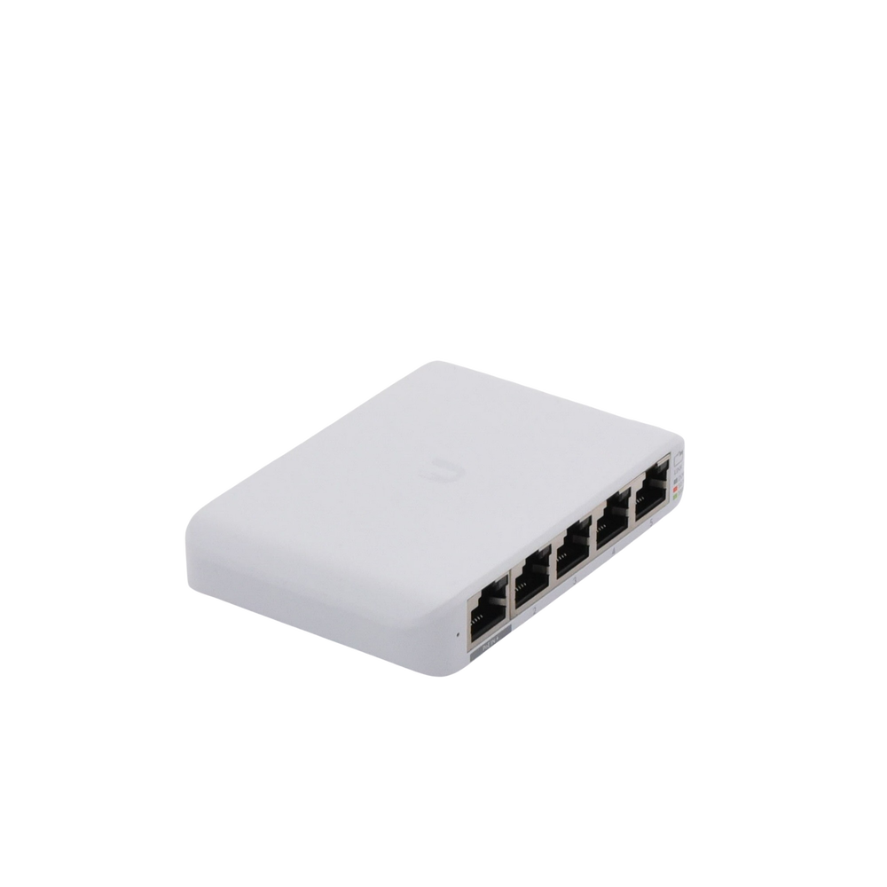 Switch UniFi Administrable Compacto de 5 Puertos 10/100/1000 Mbps, soporta entrada de PoE 802.3af/at