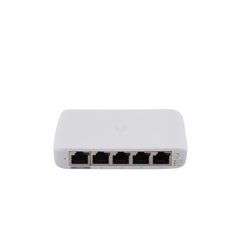 Switch UniFi Administrable Compacto de 5 Puertos 10/100/1000 Mbps, soporta entrada de PoE 802.3af/at
