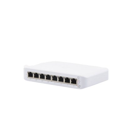Switch UniFi Lite Administrable PoE de 8 Puertos 10/100/1000 Mbps (4 puertos 802.3af/at), 52 W