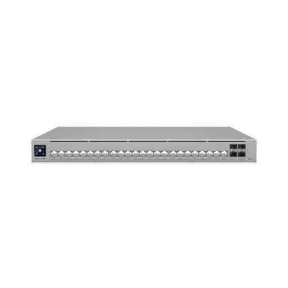 UniFi Switch Pro HD Capa 3, 24 puertos Etherlighting POE++ / (22) puertos 2.5 GbE, (2) puertos 10GbE, todos POE++, (4) puertos 10G SFP+, 600W presupuesto POE
