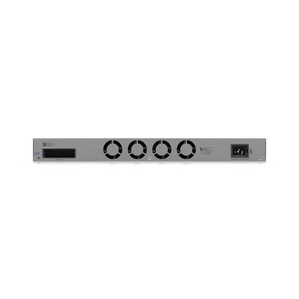 UniFi Switch Pro HD Capa 3, 24 puertos Etherlighting POE++ / (22) puertos 2.5 GbE, (2) puertos 10GbE, todos POE++, (4) puertos 10G SFP+, 600W presupuesto POE