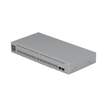 UniFi Switch Pro Max 16 PoE con funciones Capa 3, 16 puertos EtherLight RGB / (4) puertos 2.5 GbE POE++ y (12) puertos GbE POE+ /(2) puertos SFP+ 10G /con pantalla táctil informativa, hasta 180W de presupuesto POE