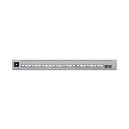 UniFi Switch Pro Max 24 POE, 24 puertos (8 puertos POE++ 2.5 GbE y 16 puertos GbE POE+), 2 puertos SFP+ 10G, 400W, pantalla táctil