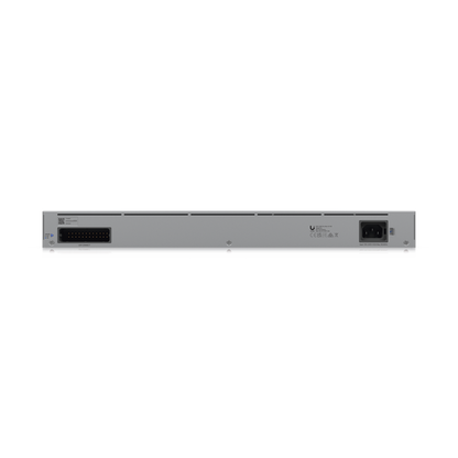 UniFi Switch Pro Max 24 POE, 24 puertos (8 puertos POE++ 2.5 GbE y 16 puertos GbE POE+), 2 puertos SFP+ 10G, 400W, pantalla táctil