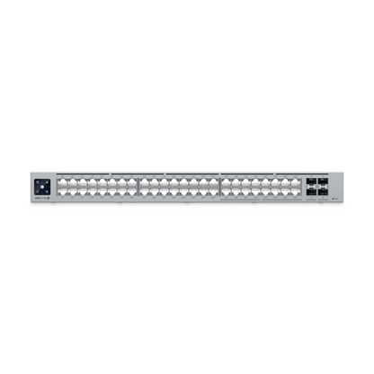 UniFi Switch Pro Max 48 POE, con funciones capa 3, 48 puertos (16 puertos 2.5 GbE (8 POE++ y 8 POE+) y 32 puertos 1 GbE (24 POE+ y 8 POE++)), 2 puertos SFP+ 10G, POE++ 720W, pantalla informativa
