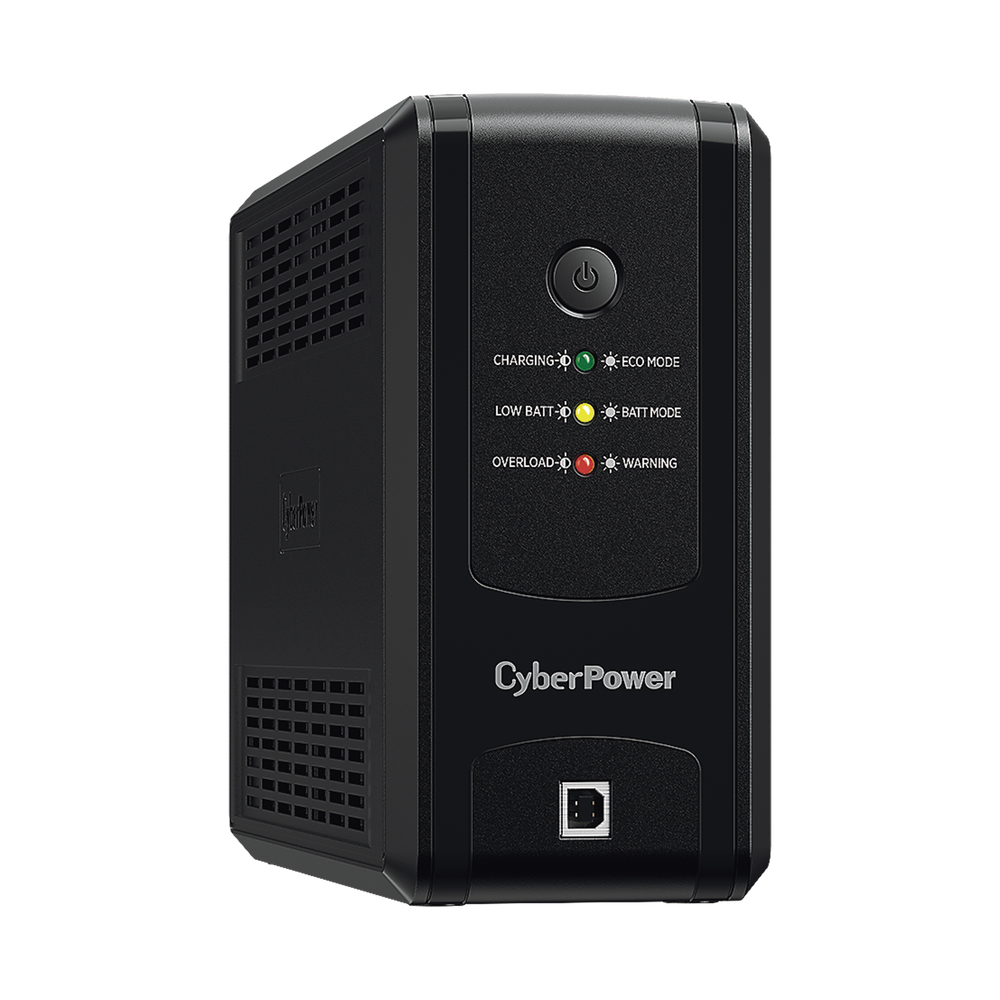 UPS de 1000 VA/500 W, Topología Línea Interactiva, Entrada 120 Vca  NEMA 5-15P, y 8 Salidas NEMA 5-15R, Puerto USB, Con Regulador de Voltaje (AVR)