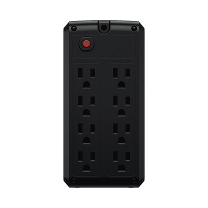 UPS de 750 VA/375 W, Topología Línea Interactiva, Entrada 120 Vca NEMA 5-15P, y 8 Salidas NEMA 5-15R, Puerto USB, Con Regulador de Voltaje (AVR)