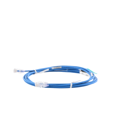 Cable de Parcheo TX6, UTP Cat6, Diámetro Reducido (28AWG), Color Azul, 3.05 Metros (10 Pies)