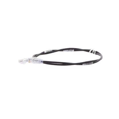 Cable de Parcheo TX6, UTP Cat6, Diámetro Reducido (28AWG), Color Negro, 0.91 Metros (3 Pies)