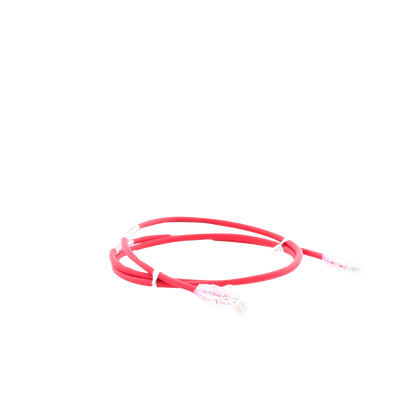 Cable de Parcheo TX6, UTP Cat6, Diámetro Reducido (28AWG), Color Rojo, 0.91 Metros (3 Pies)
