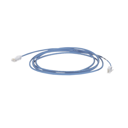 Cable de Parcheo TX6, UTP Cat6, Diámetro Reducido (28AWG), Color Azul, 13.72 Metros (45 Pies)