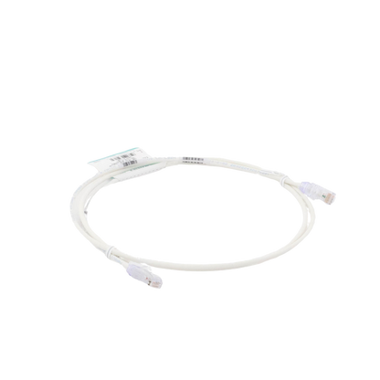 Cable de Parcheo TX6, UTP Cat6, Diámetro Reducido (28AWG), Color Blanco Mate, 1.52 Metros (5 Pies)