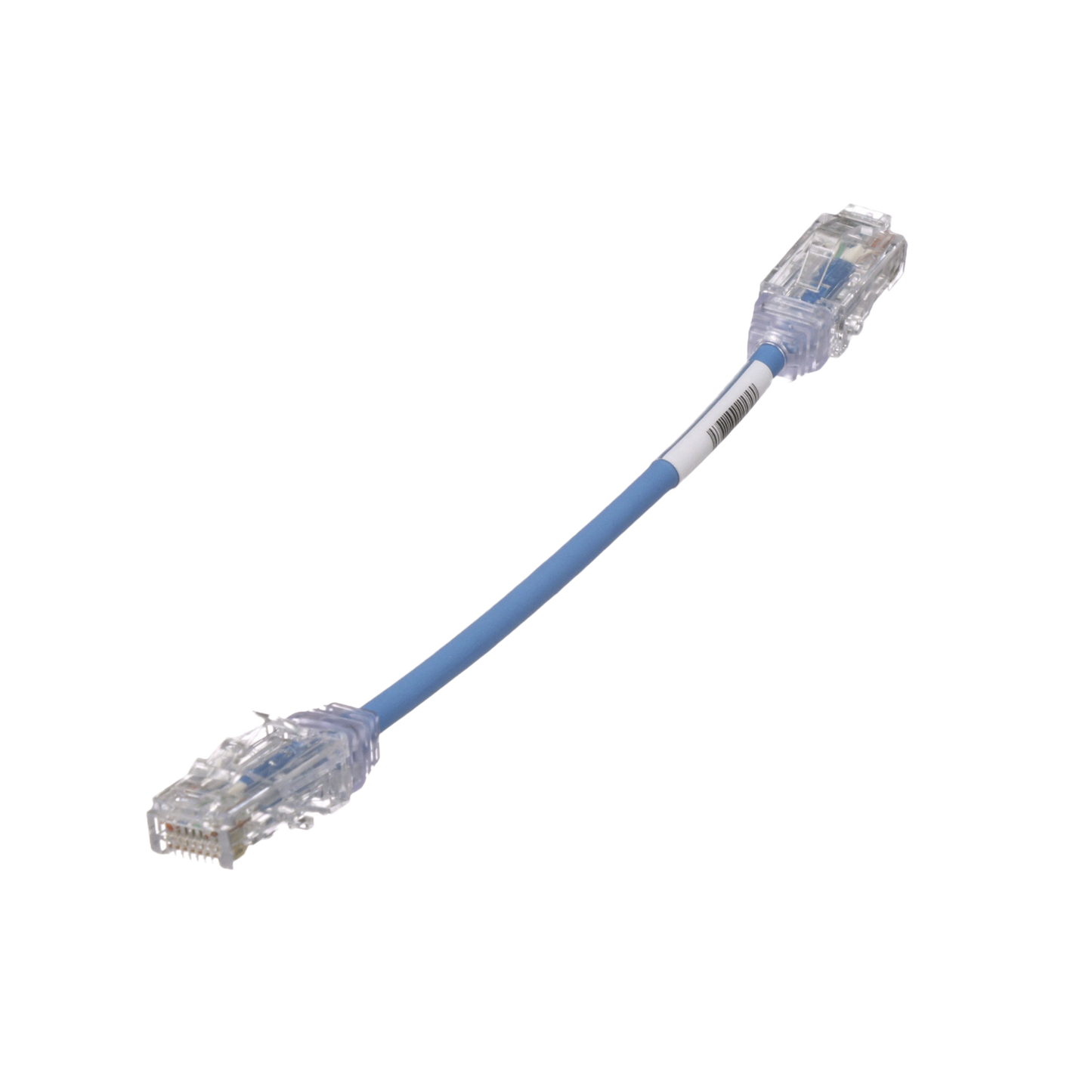Cable de Parcheo TX6, UTP Cat6, Diámetro Reducido (28AWG), Color Azul, 15.2 cm (6 pulgadas)