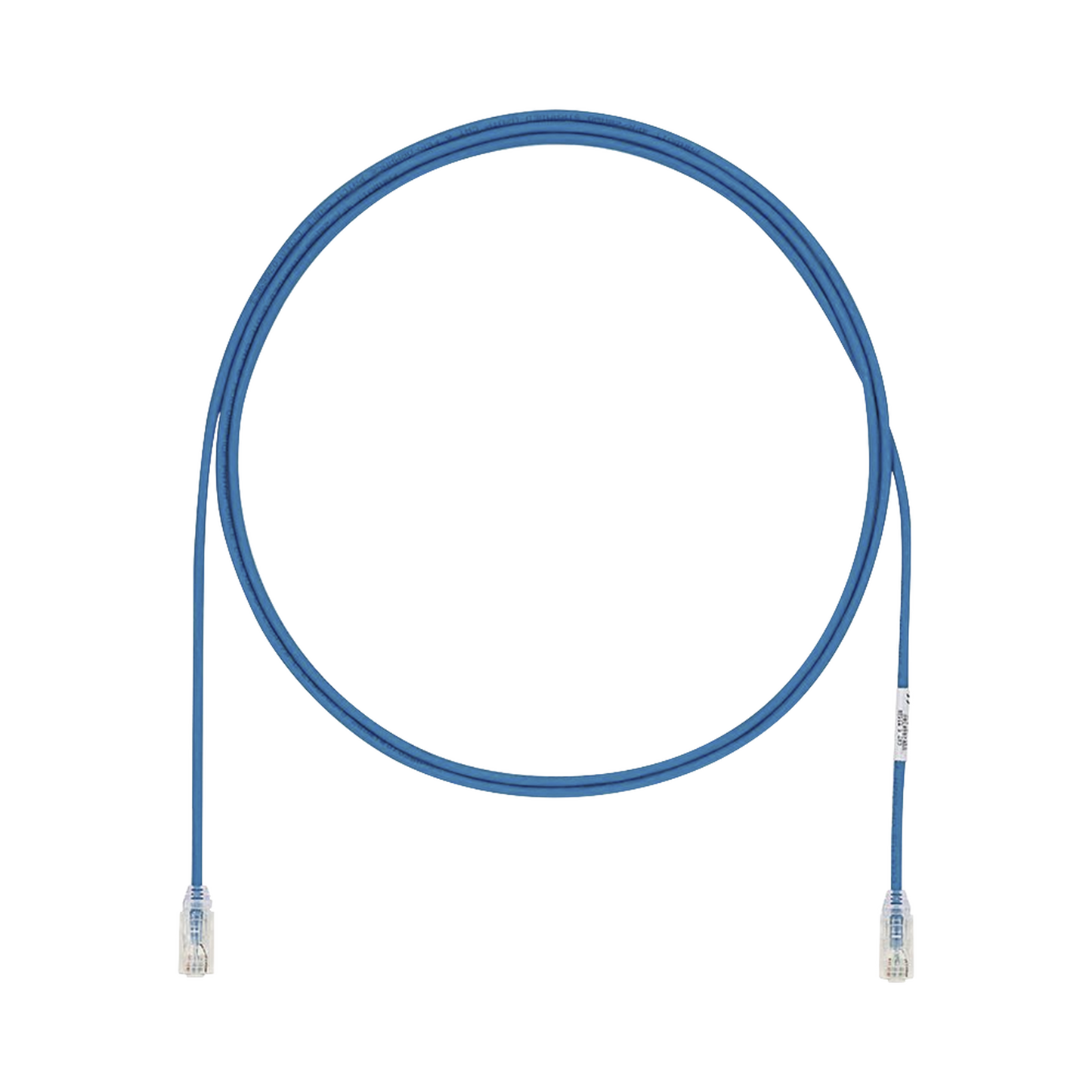 Cable de Parcheo UTP Cat6A, CM/LSZH, Diámetro Reducido (28AWG), Color Azul, 7.92 Metros (26 Pies)
