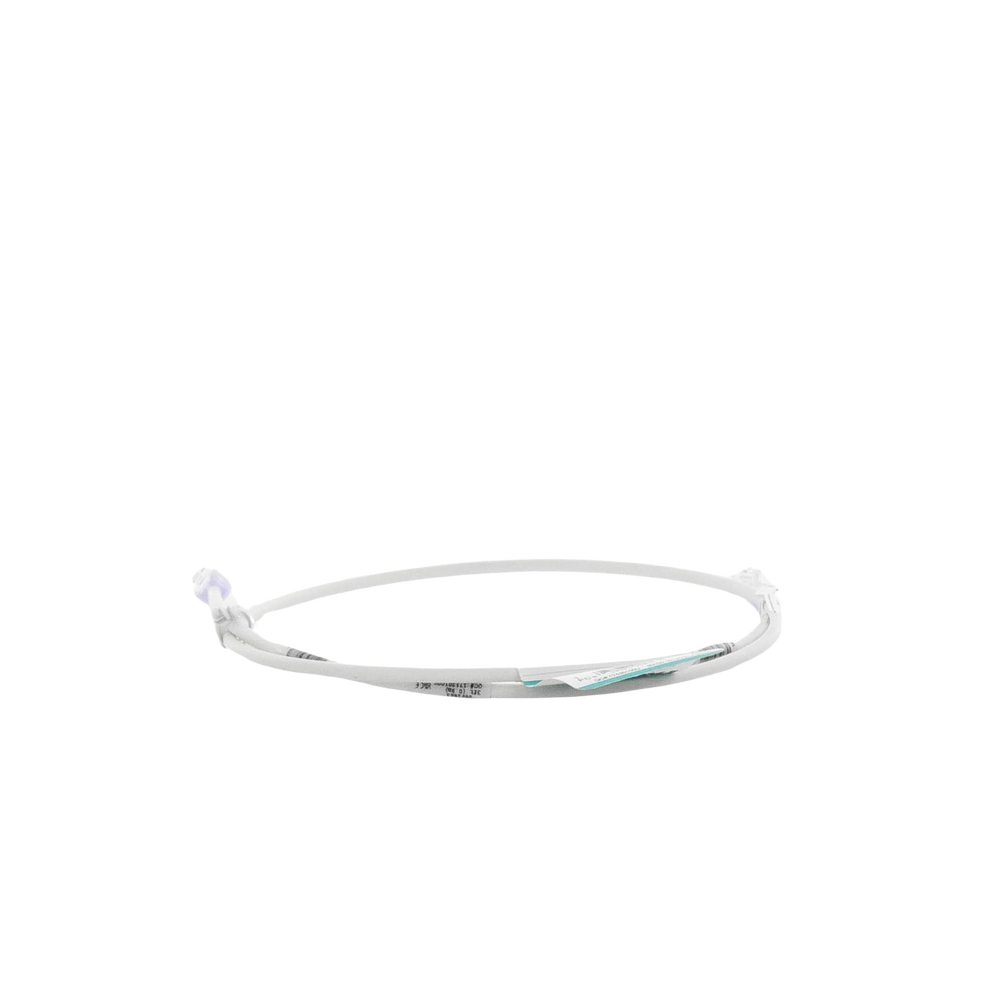 Cable de Parcheo UTP Cat6A, CM/LSZH, Diámetro Reducido (28AWG), Color Blanco Mate, 0.91 Metros (3 Pies)
