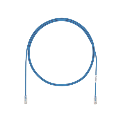 Cable de Parcheo UTP Cat6A, CM/LSZH, Diámetro Reducido (28AWG), Color Azul, 3 Metros (9.84 Pies).