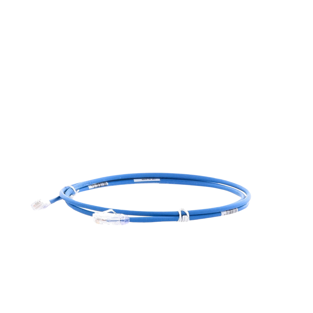 Cable de Parcheo UTP Cat6A, CM/LSZH, Diámetro Reducido (28AWG), Color Azul, 1.52 Metros (5 Pies)
