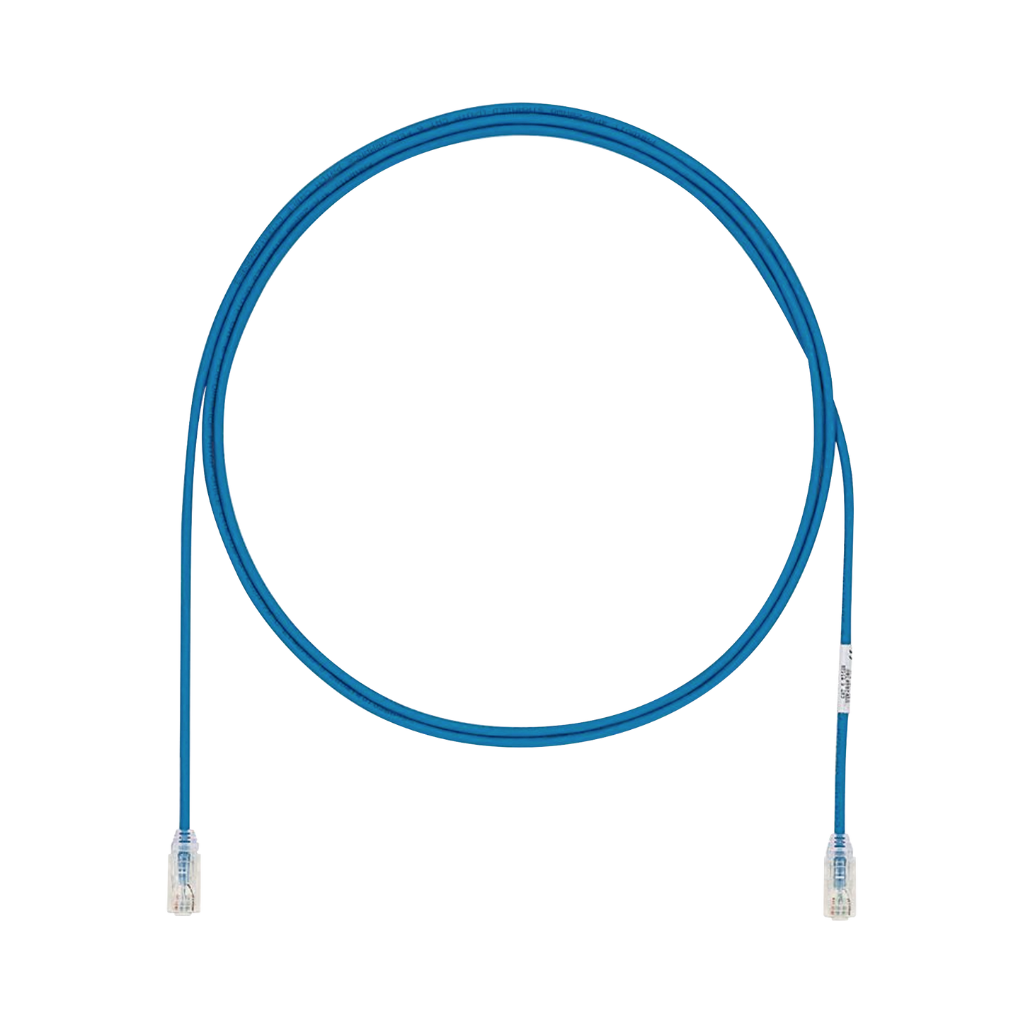 Cable de Parcheo UTP Cat6A, CM/LSZH, Diámetro Reducido (28AWG), Color Azul, 2.74 Metros (9 Pies)