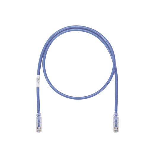 Cable de Parcheo UTP, Cat6A, 24 AWG, CM, Color Azul, 4.27 Metros (14 Pies)