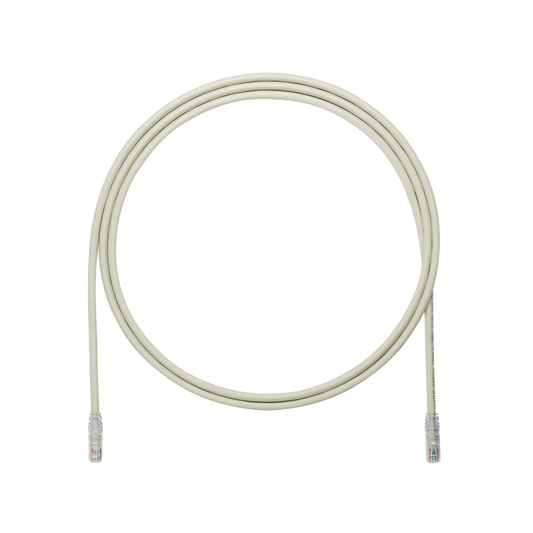 Cable de Parcheo UTP, Cat6A, 24 AWG, CM, Color Gris, 5.18 Metros (17 Pies)