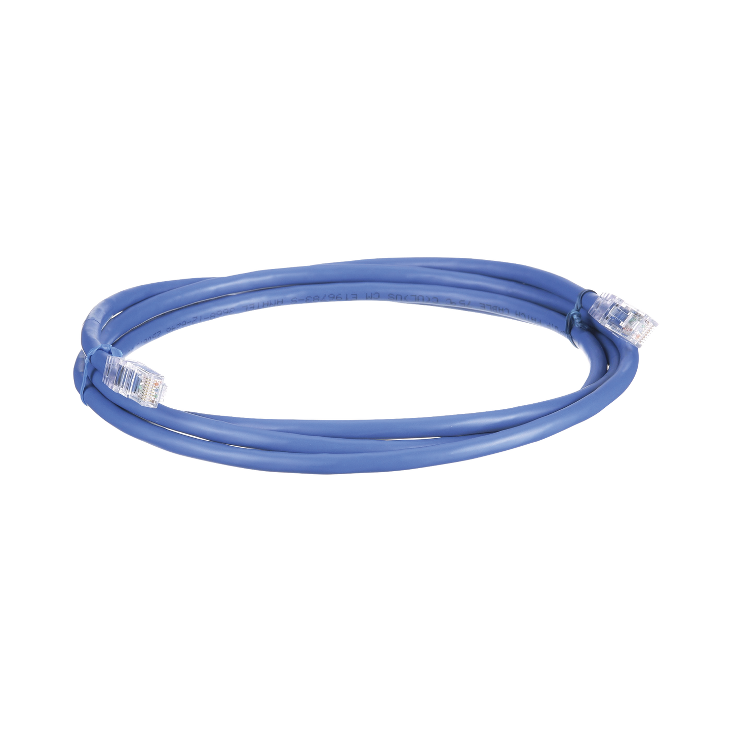 Cable de Parcheo UTP, Cat6A, 24 AWG, CM, Color Azul, 10.67 Metros (35 Pies)