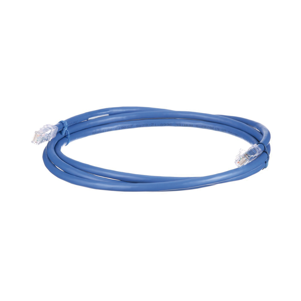 Cable de Parcheo UTP, Cat6A, 24 AWG, CM, Color Azul, 0.91 Metros (3 Pies)