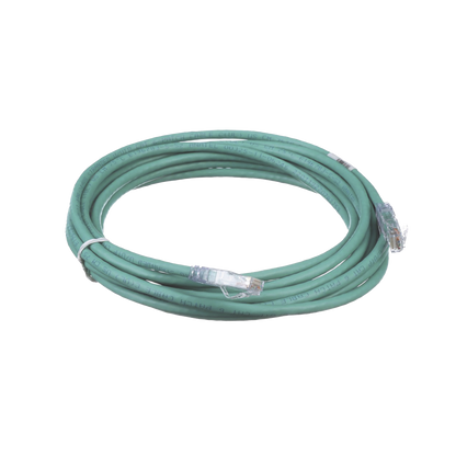 Cable de Parcheo TX6, UTP Cat6, 24 AWG, CM, Color Verde, 4.57 Metros (15 Pies)
