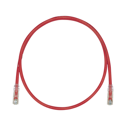 Cable de Parcheo TX6, UTP Cat6, 24 AWG, CM, Color Rojo, 4.57 Metros (15 Pies)