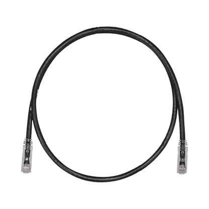 Cable de Parcheo TX6, UTP Cat6, 24 AWG, CM, Color Negro, 0.91 Metros (3 Pies)