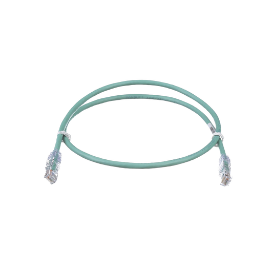 Cable de Parcheo TX6, UTP Cat6, 24 AWG, CM, Color Verde, 0.91 Metros (3 Pies)