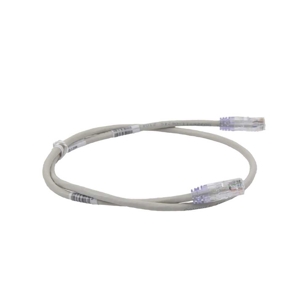 Cable de Parcheo TX6, UTP Cat6, 24 AWG, CM, Color Gris, 0.91 Metros (3 Pies)